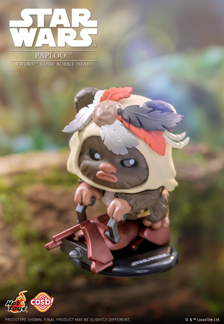 Hot Toys Star Wars Ewoks Cosbi Bobble-Head Collection Figure Set (Set of 8)