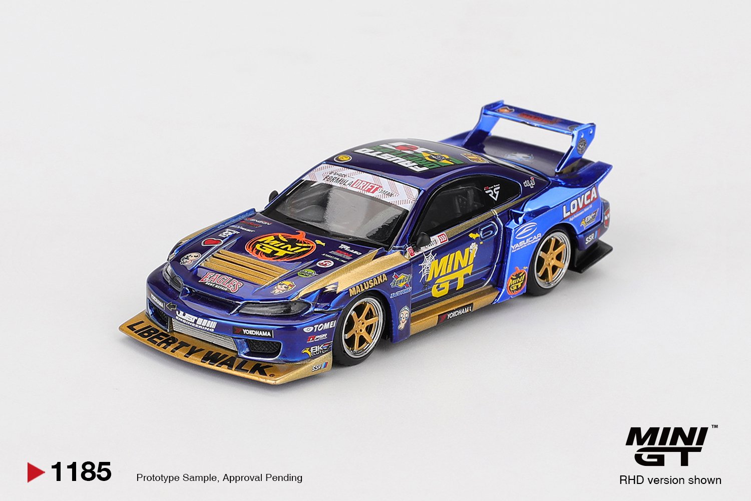 MINI GT #1185 Nissan LB-Super Silhouette S15 SILVIA  #555 Team