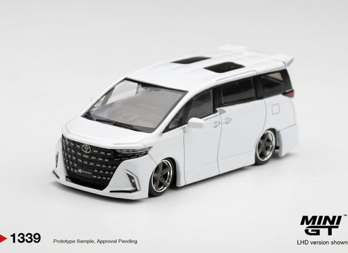 Load image into Gallery viewer, (Pre-order) Mini GT #1339 Toyota Alphard 40 KUHL White RHD Diecast Model Car
