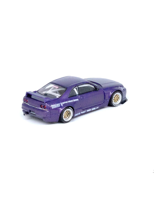 Load image into Gallery viewer, INNO64 1/64 NISSAN SKYLINE GT-R (R33) &quot;PANDEM ROCKET BUNNY&quot; Purple
