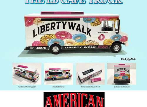 Load image into Gallery viewer, American Diorama 1:64 Food Truck series – LB Cafe Model Car
