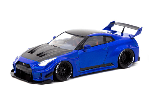 Load image into Gallery viewer, Tarmac Works 1/43 LB-Silhouette WORKS GT NISSAN 35GT-RR Candy Blue
