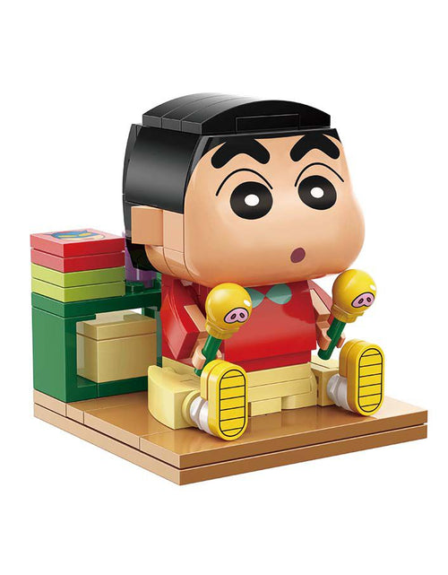 Load image into Gallery viewer, Keeppley Qman Building Blocks Toy #K20601: Shinchan &quot;Crayon Shin-chan&quot;
