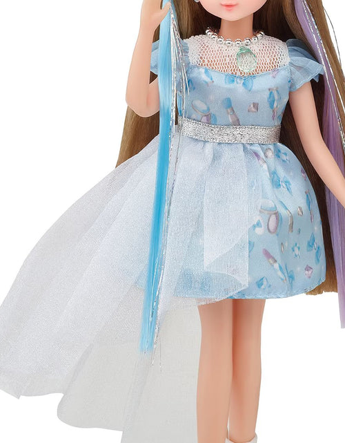 Load image into Gallery viewer, Takara Tomy Licca Hair Extensions Tsubasa-chan Fav Blue Doll Set
