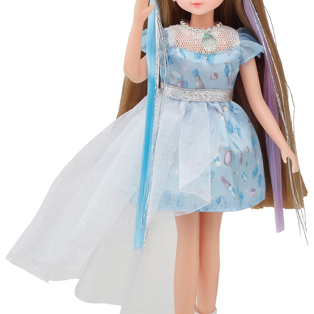 Takara Tomy Licca Hair Extensions Tsubasa-chan Fav Blue Doll Set