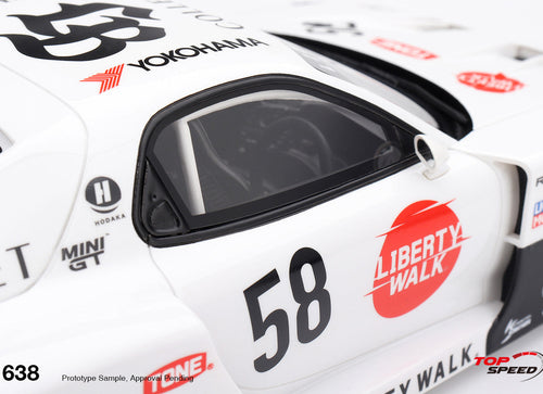 Load image into Gallery viewer, (Pre-order) Top Speed 1/18 MAZDA RX-7 LB-Hinomaru Diecast Model Car TS0638
