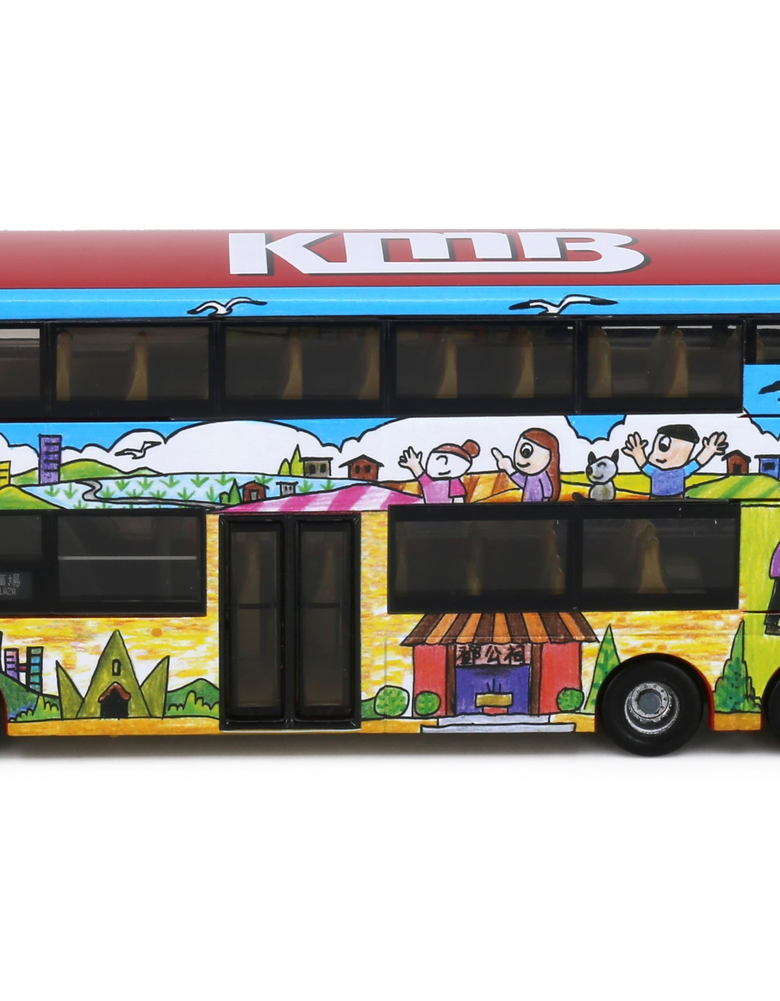 Tiny City Die-cast Model Car - KMB VOLVO B8L MCV 12.8m (78B) Queen's Bus