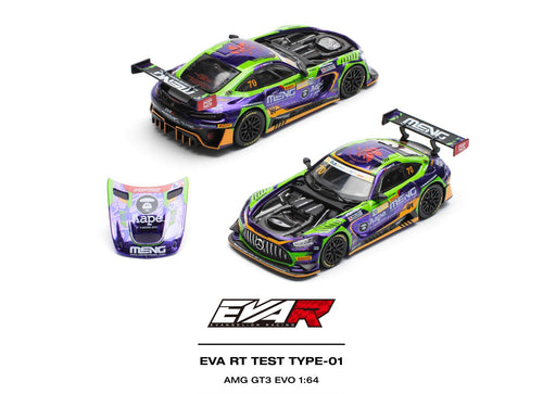 Load image into Gallery viewer, (Pre-order) POPRACE 1/64 - EVA RT TEST TYPE -01 AMG GT3 EVO MACAU GP 2023
