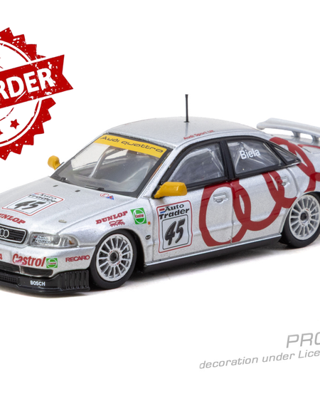 (Pre-order) Tarmac Works 1/64 Audi A4 quattro BTCC 1996 Champion Frank Biela