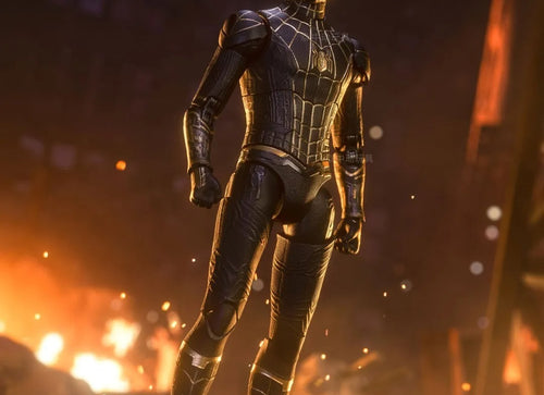 Load image into Gallery viewer, ZD Toys Marvel Avengers 1/10 Spiderman Black Gold Suit No Way Home Action Figure
