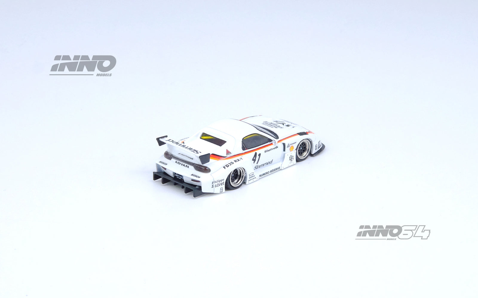 INNO64 1/64 Die-cast MAZDA RX7 (FD3S) LB-SUPER SILHOUETTE Model Car