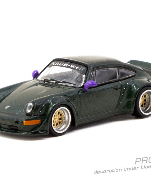 Load image into Gallery viewer, Tarmac Works 1/64 RWB 964 Green Diecast Model Car
