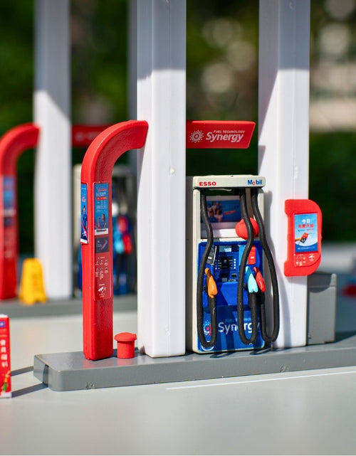 Load image into Gallery viewer, Tiny City Hong Kong Bd30 1/64 ESSO Gas Station Petrol Model Diorama
