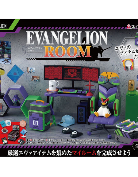 Re-ment Evangelion Room 8pcs Complete Box Collection