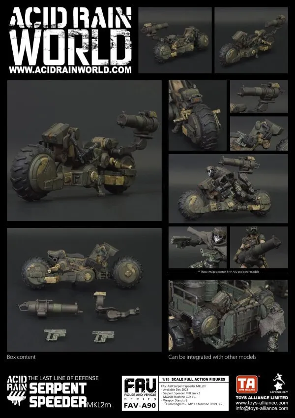 TOYS ALLIANCE x Acid Rain FAV-A90 Serpent Speeder MKL2m