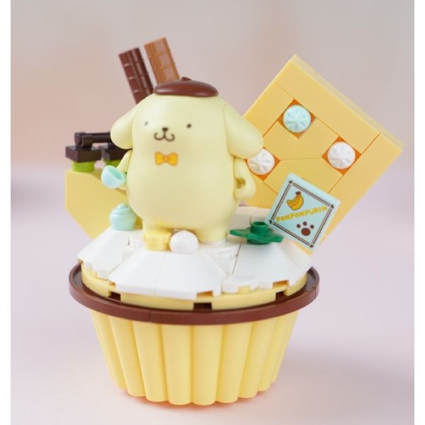 Qman Keeppley Building Blocks Toy #K20816 - Sanrio Pompom Purin