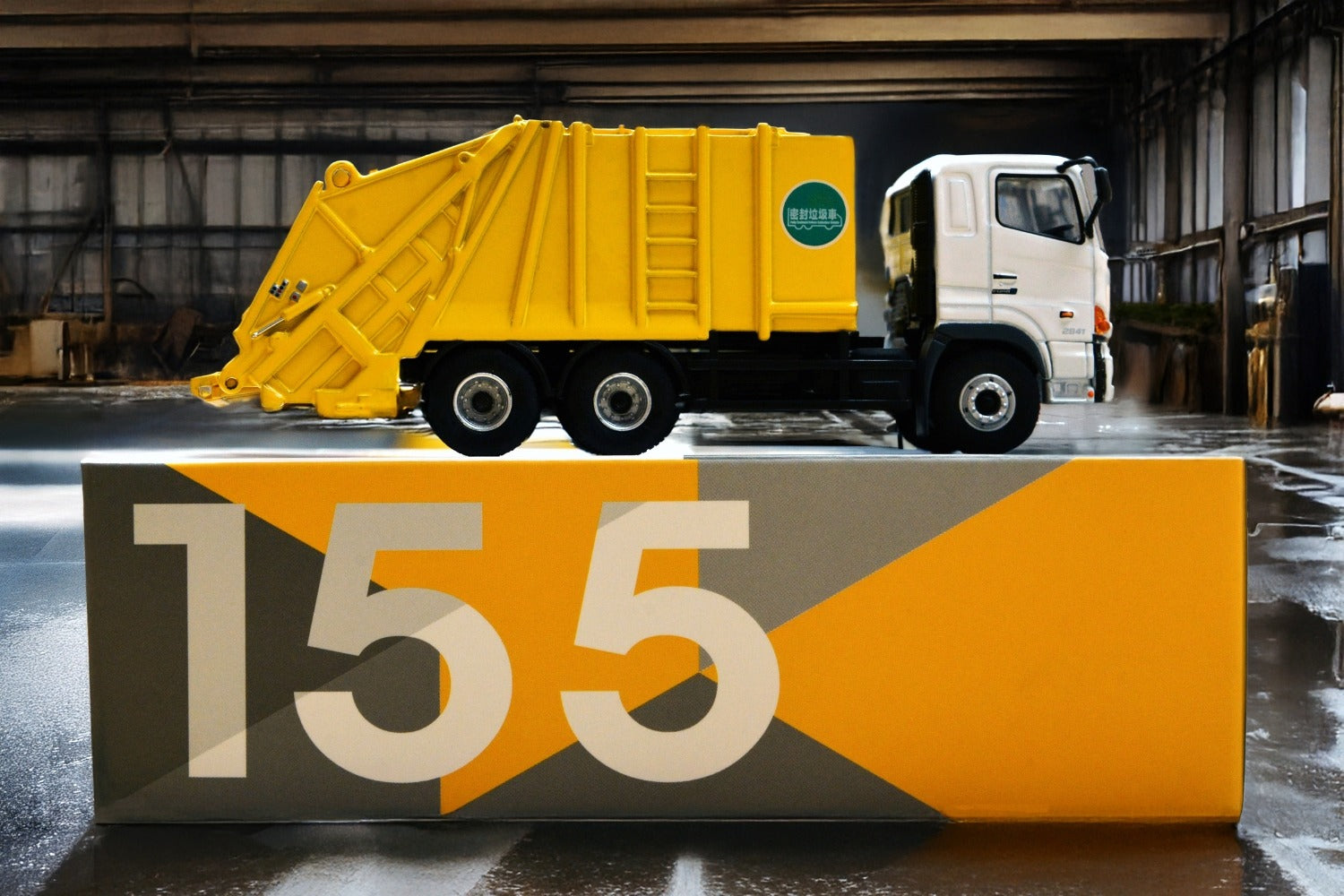 Tiny City 155 Die-cast 1/76 odel Car - HINO 700 Refuse Truck Model Car