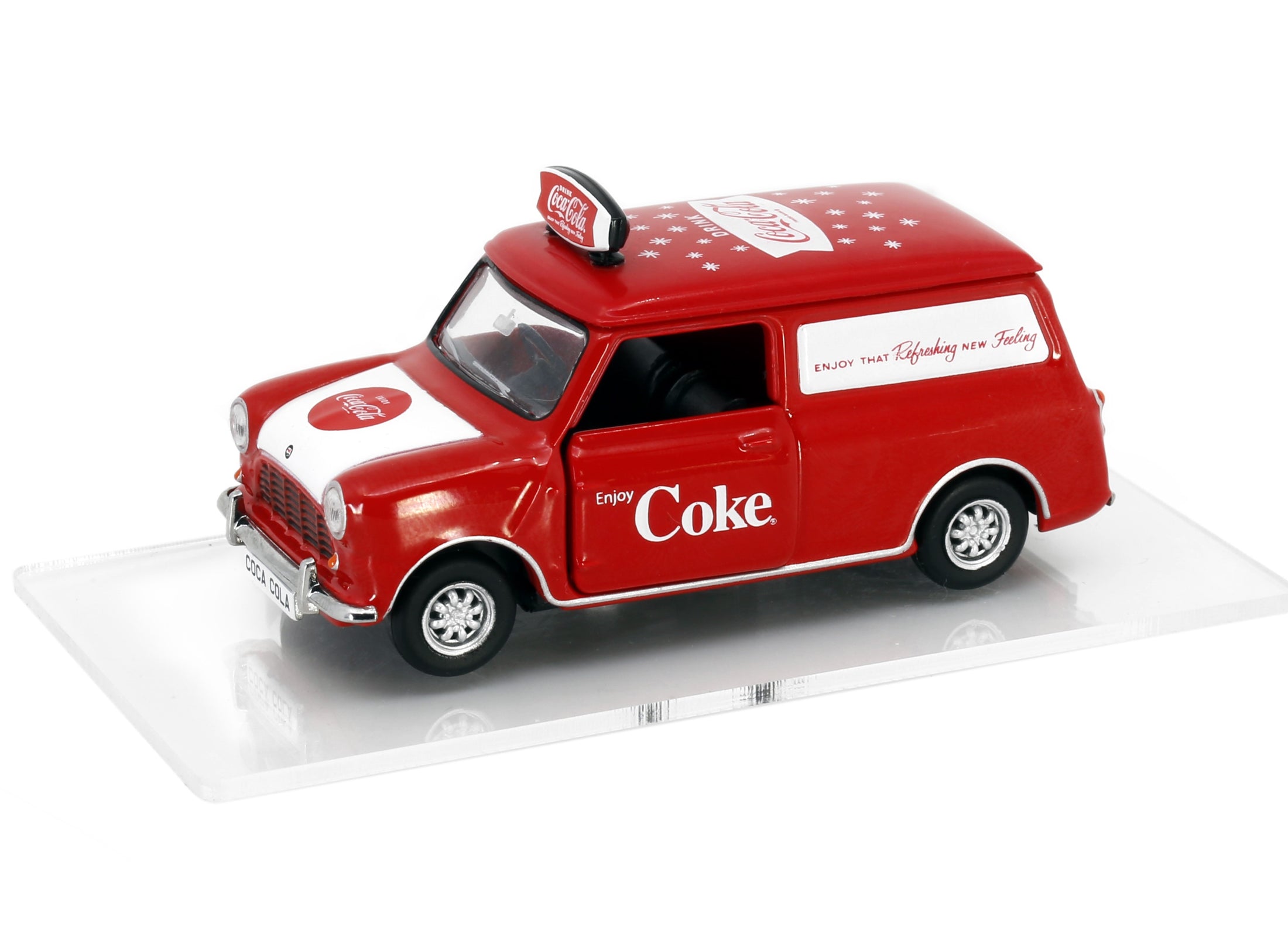 Tiny City Die-cast Model Car - Morris Mini Coca-Cola
