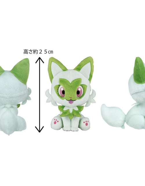 Load image into Gallery viewer, Takara Tomy Pokemon Plush Stroking and Staring Pachikuri Sprigatito
