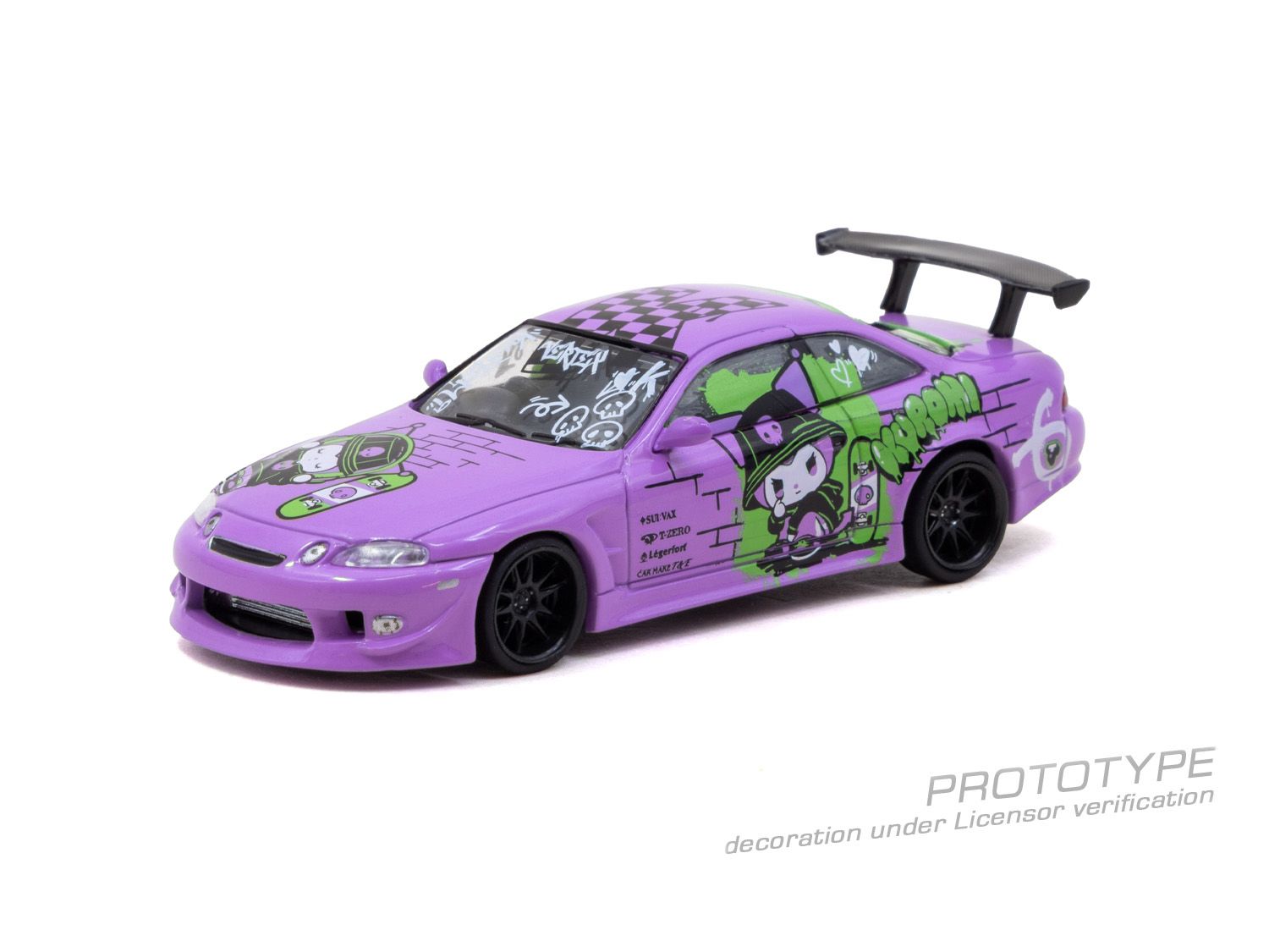 (Pre-order) Tarmac Works 1/64 VERTEX Toyota Soarer JZZ30 Kuromi Diecast Model