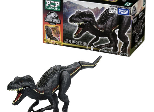 Load image into Gallery viewer, Takara Tomy ANIA Animal Jurassic World Indoraptor Figure with Battle Card
