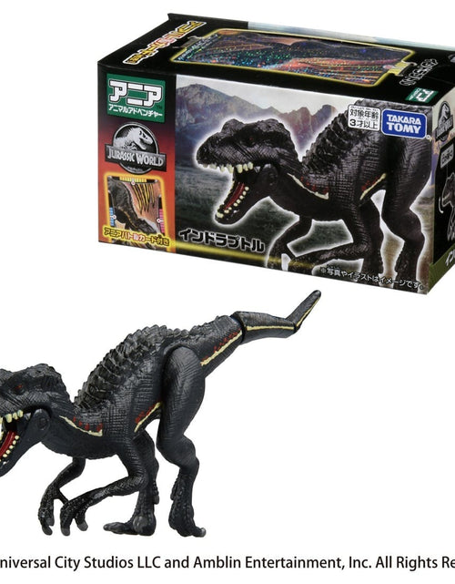 Load image into Gallery viewer, Takara Tomy ANIA Animal Jurassic World Indoraptor Figure with Battle Card

