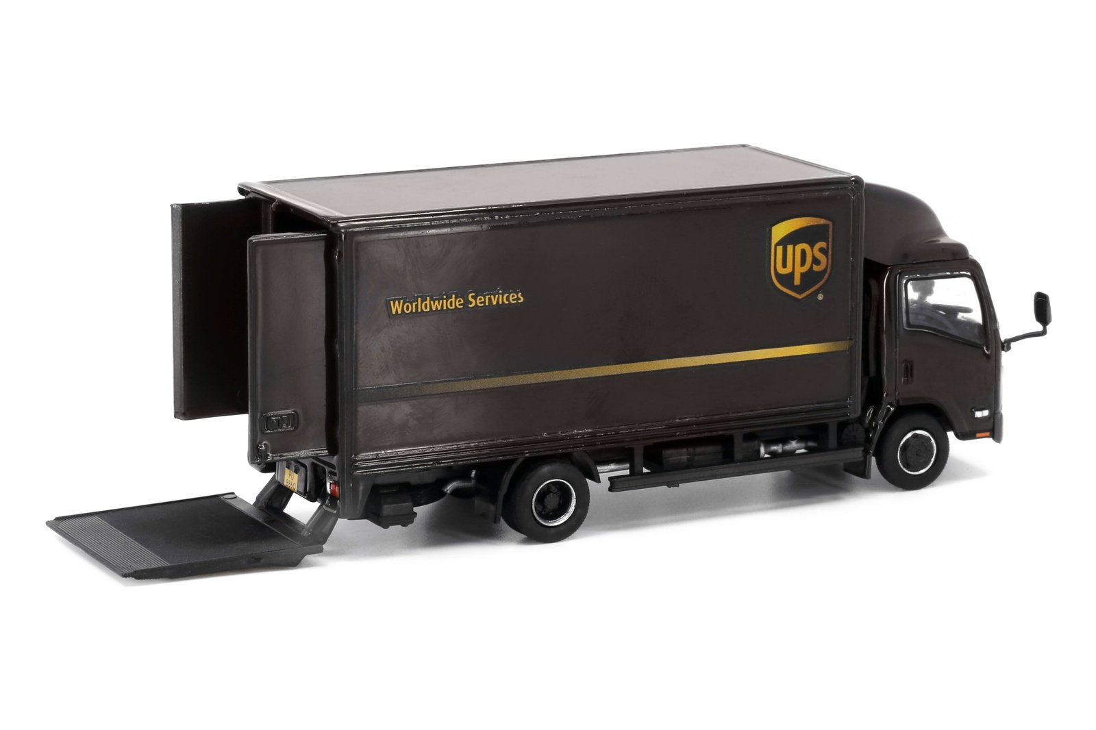 Tiny City 137 Die-cast Model Car -1/64 ISUZU N Series Box Lorry UPS