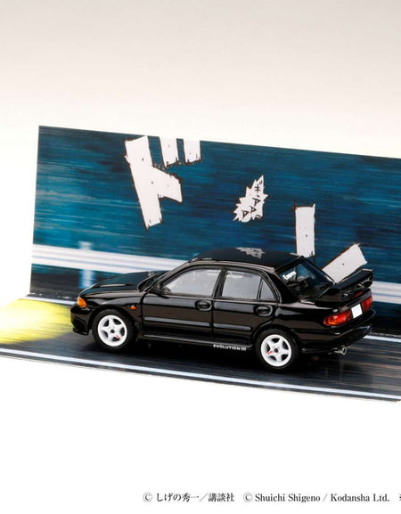 Hobby Japan 1/64 Mitsubishi Lancer RS Evolution III Initial D Kyoichi Sudo vs RT