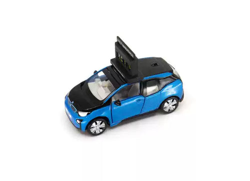 Load image into Gallery viewer, Tiny City Exhibition Exclusive Diecast Car: BMW i3 Clock Car HK Half Marathon
