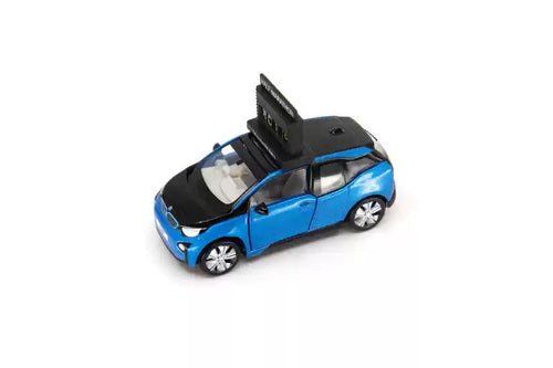 Load image into Gallery viewer, Tiny City Exhibition Exclusive Diecast Car: BMW i3 Clock Car HK Half Marathon
