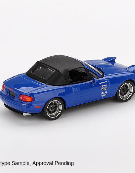 Mini GT #1069 Mazda Miata MX-5 (NA) Tuned Version Dark Blue LHD