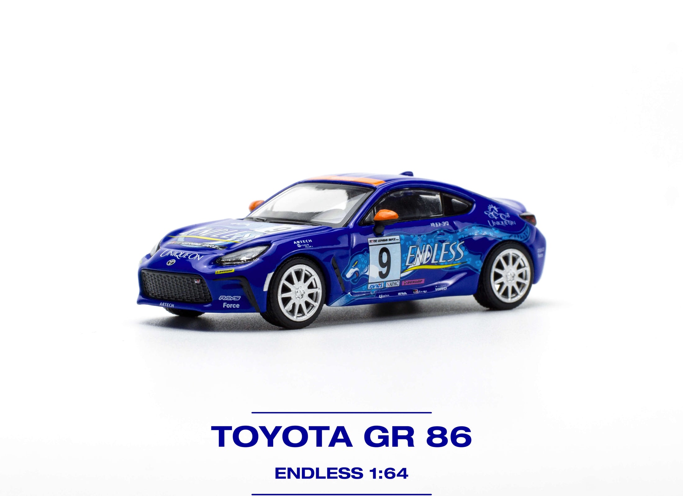 POPRACE 1/64 GR86 ENDLESS Diecast Model Car