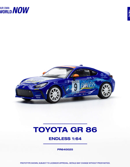 POPRACE 1/64 GR86 ENDLESS Diecast Model Car