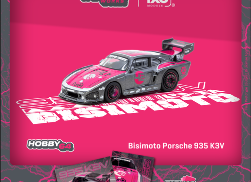 Load image into Gallery viewer, Tarmac Works 1/64 Bisimoto Porsche 935 K3V with Trading Card Set
