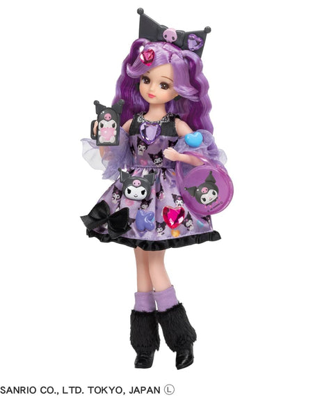 Takara Tomy Licca-chan Kuromi decorated Licca Doll Set