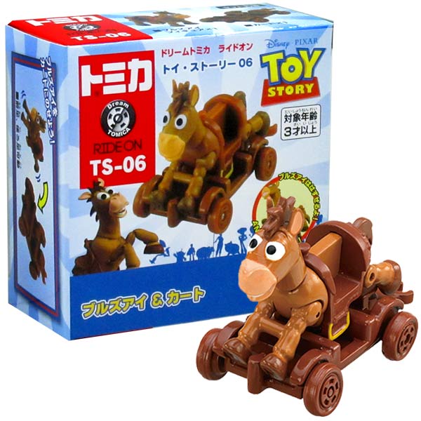 Takara Tomy Tomica Disney Motors TS-06 Toy Story 4 Bullseye & Cart Diecast Car