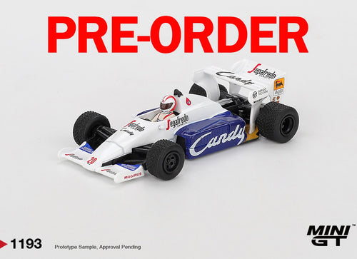 Load image into Gallery viewer, (Pre-order)MINI GT #1193 Toleman TG184 #20 Johnny Cecotto 1984 Monaco Grand Prix
