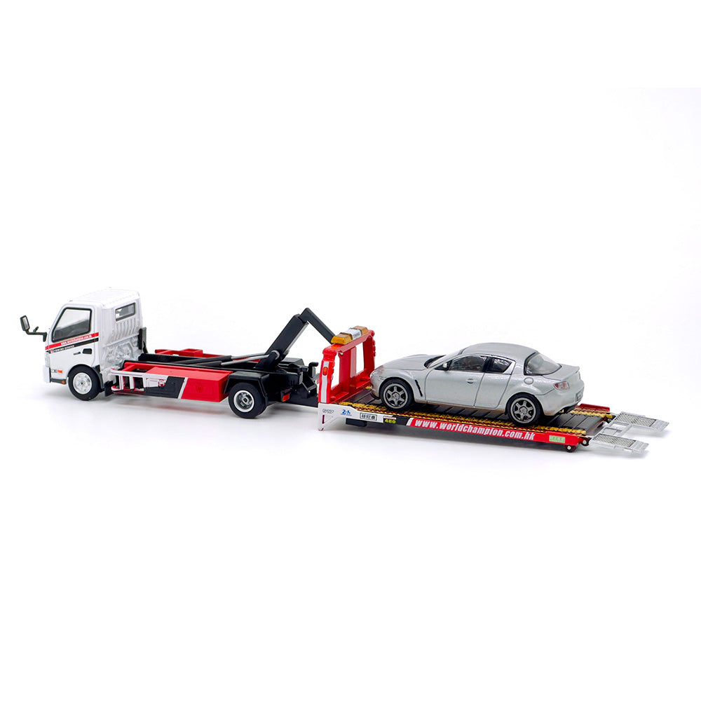 Tiny 1/64 HINO 300 World Champion Tow Truck City Diecast Scale Model Car