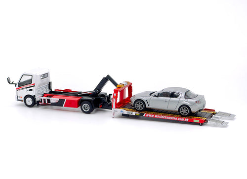 Load image into Gallery viewer, Tiny 1/64 HINO 300 World Champion Tow Truck City Diecast Scale Model Car
