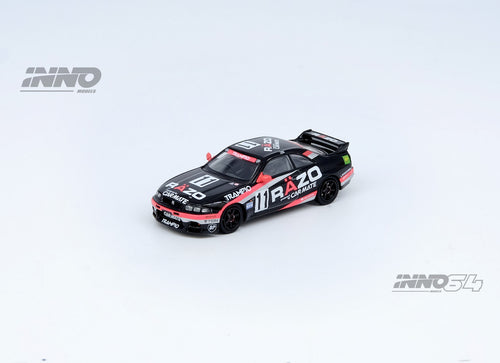 Load image into Gallery viewer, INNO64 1/64 NISSAN SKYLINE GT-R R33 #11 "RAZO TRAMPIO" N1 Super 1995
