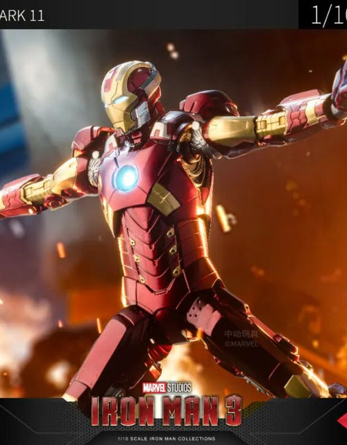 Load image into Gallery viewer, ZD Toys Marvel Avengers 1/10 Iron Man MK11 Action Figure Set
