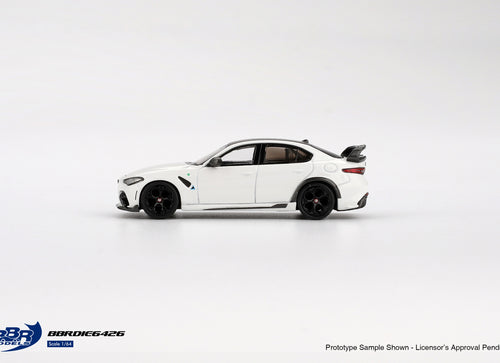 Load image into Gallery viewer, BBR 1:64 Alfa Romeo Giulia GTAm White Die-Cast Model Car
