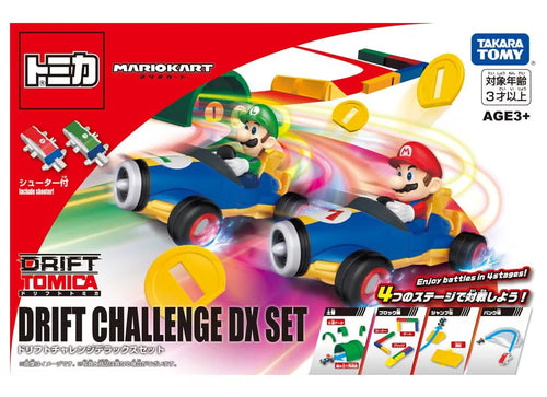 Load image into Gallery viewer, Takara Tomy Tomica Drift Tomica Mario Kart Drift Challenge DX Set
