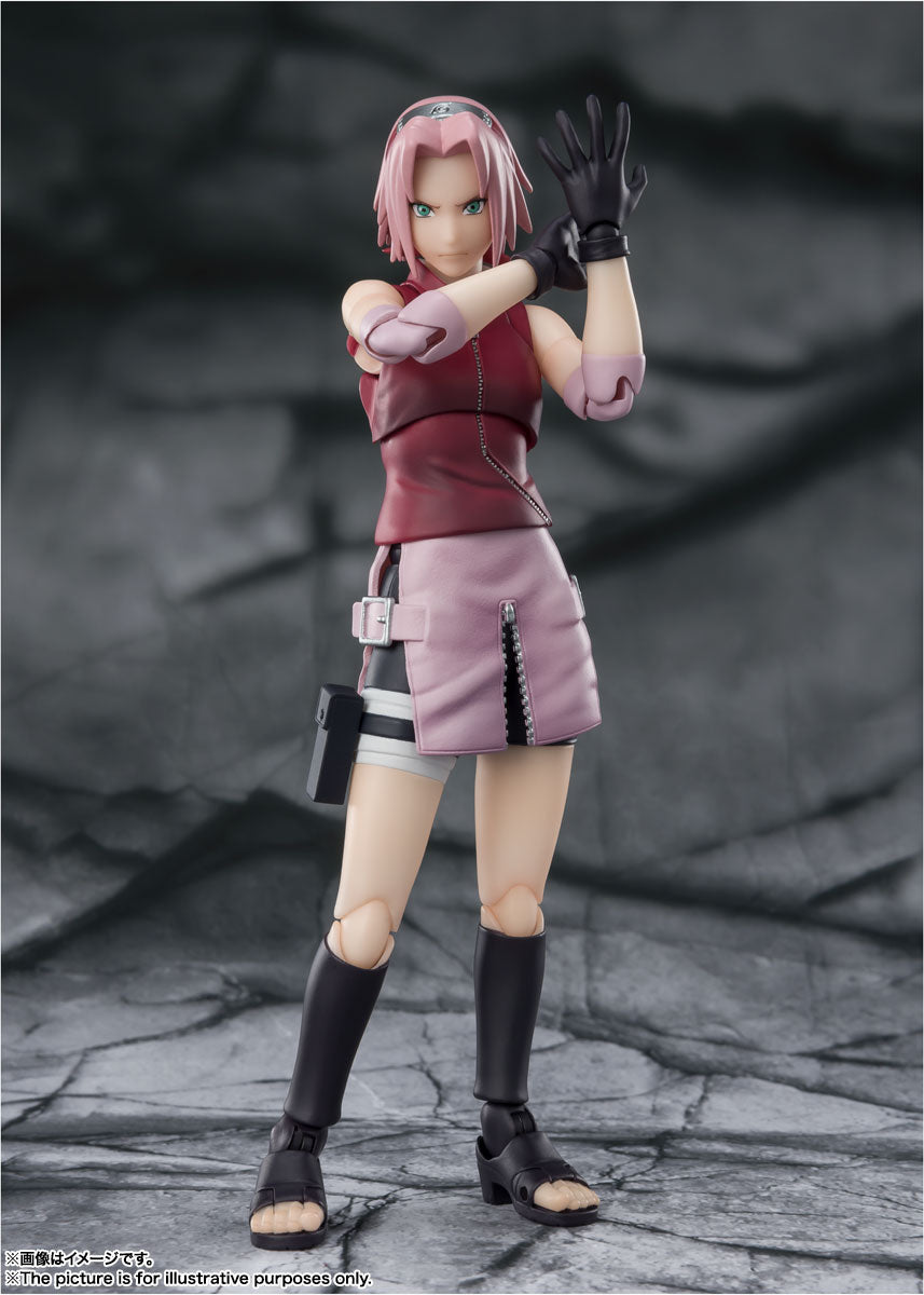 Bandai S.H.Figuarts Naruto Shippuden - Sakura Haruno Pvc Figure Set