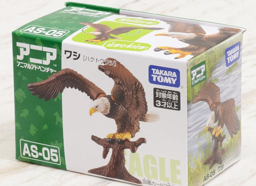 Load image into Gallery viewer, Takara Tomy ANIA Animal AS-05 Bald Eagle Mini Action Figure Eductional Toy Japan
