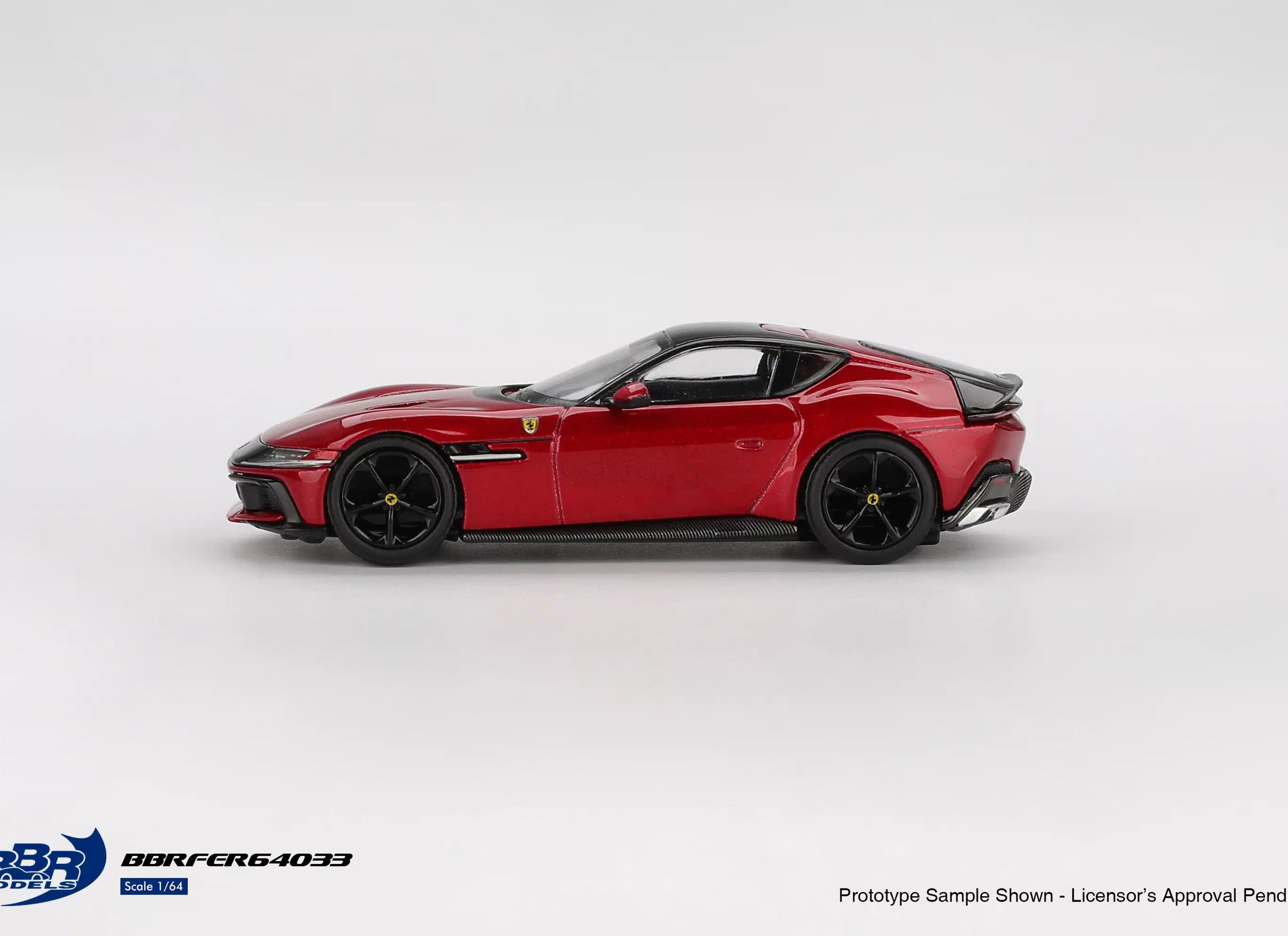 (Pre-order) BBR 1/64 Ferrari 12 Cilindri Rosso Imola Diecast Model Car