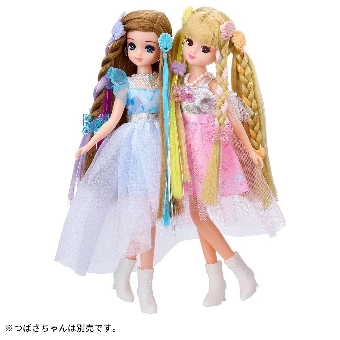 Takara Tomy Licca Hair Extensions Licca-chan Fav Pink Doll Set