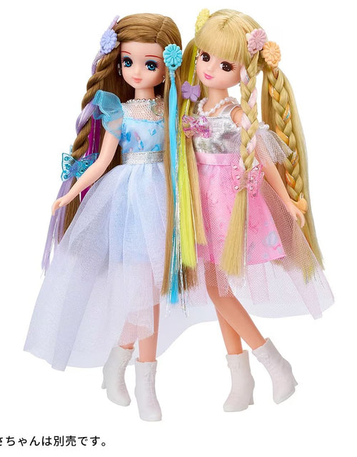 Load image into Gallery viewer, Takara Tomy Licca Hair Extensions Licca-chan Fav Pink Doll Set
