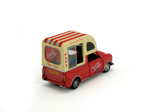 Load image into Gallery viewer, Tiny City Die-cast Model Car 1/50 Morris Mini Pickup Coca-Cola
