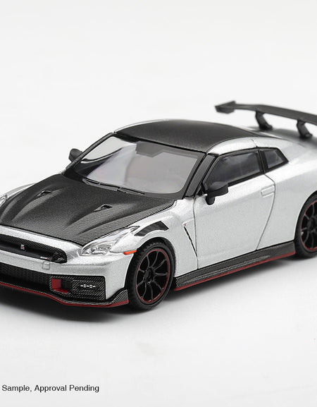 (Pre-order) Mini GT #1361 Nissan GT-R R35 NISMO 2024 Silver Metallic RHD Model